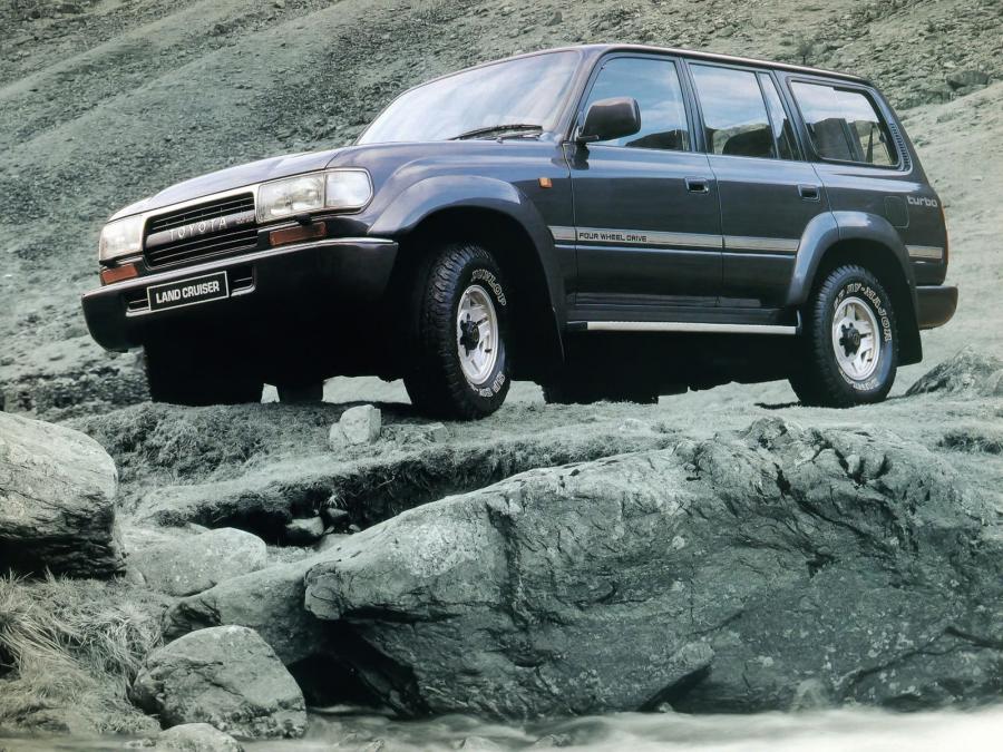  Toyota Land Cruiser Amazon VX (HDJ81V) 1990 года  (UK) (фото 2 из 12)